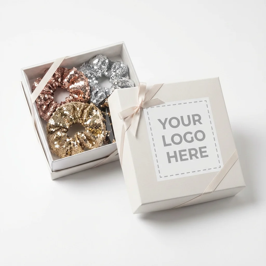 Sequin Scrunchie Set (3-Pack)