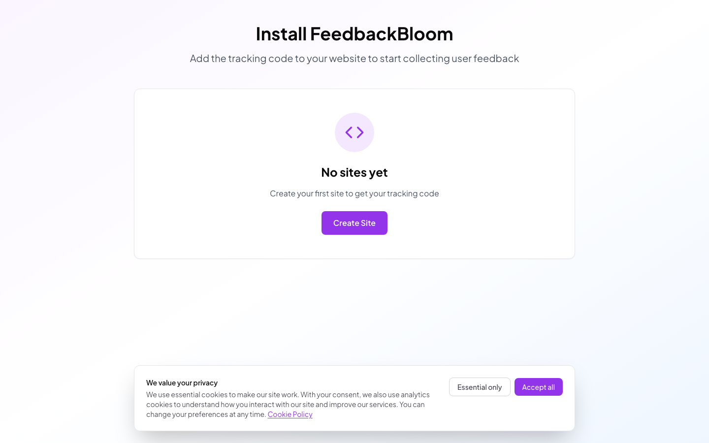 FeedbackBloom one-line script installation